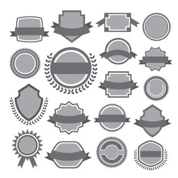 Vintage labels set Stock Illustration