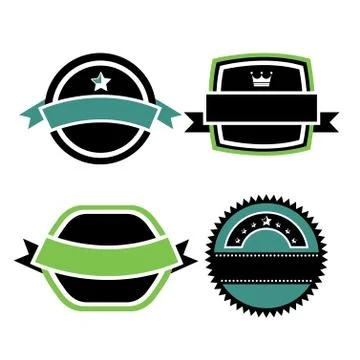 Vintage labels set Stock Illustration