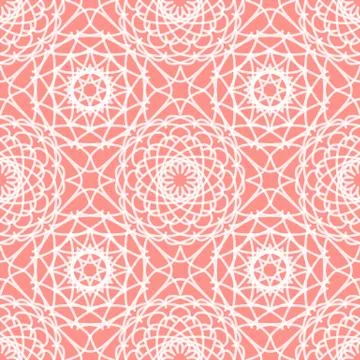 Vintage lace seamless pattern Stock Illustration