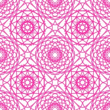 Vintage lace seamless pattern Stock Illustration