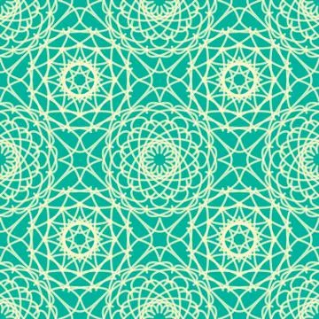Vintage lace seamless pattern Stock Illustration