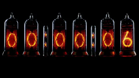 Vintage lamp timer, close up. Thirty-second timer. Stock Footage 263550916