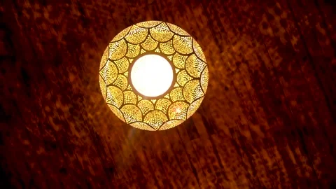Vintage lampe Video stock 157110038