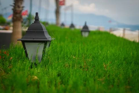 The vintage lantern Stock Photos