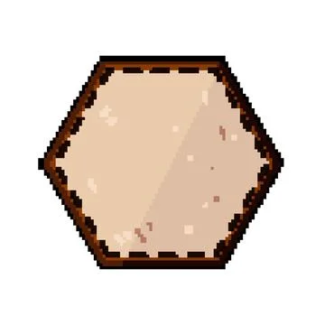 Vintage leather patch pixel art vector illustration 스톡 일러스트