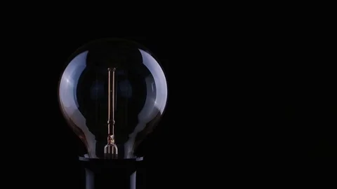 Vintage light bulb Video stock 70993950