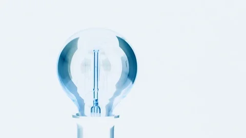Vintage light bulb Video stock 71084525