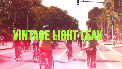 Vintage light leak transitions Stock After Effects