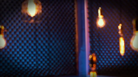 Vintage lightbulb background Stock Footage 34995087