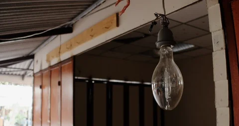 Vintage lightbulb Video stock 88467887