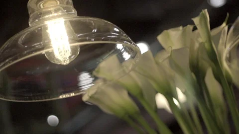 Vintage Lighting Lamp Stock Footage 97085526