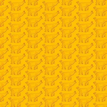 Vintage lined animal pattern background Stock Illustration