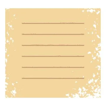 Vintage Lined Paper Texture Aged Notebook Sheet Digital Background 스톡 일러스트
