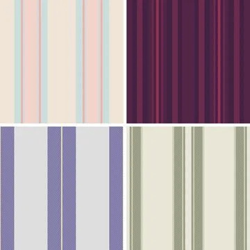 Vintage lines striped patterns in seamless vector style. Designed for texti.. Stockillustratie