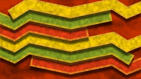 Vintage lines, strokes or stripes on red background Stock Footage 87122066