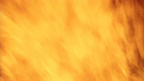 Vintage look Burning Fire Flames - Full Screen Video stock 108174155