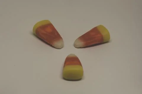 Vintage Look Candy Corn Pieces Stock Photos