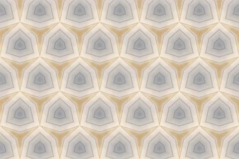 Vintage Look Hexagon Pattern Stock Photos
