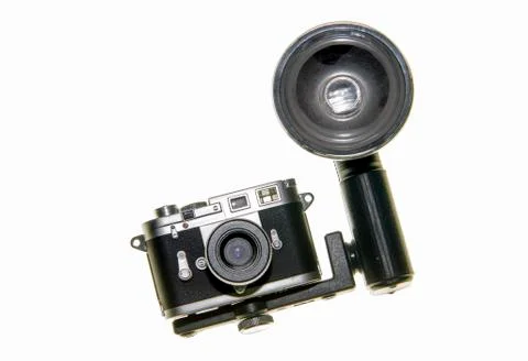Vintage looking digital camera Stock Photos
