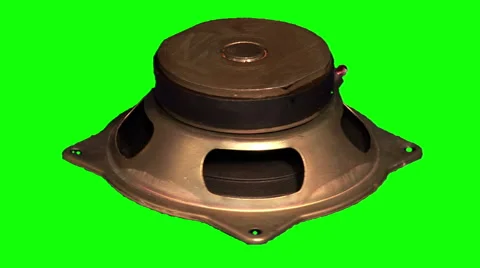 Vintage loudspeaker 01 Stock Footage 48615575
