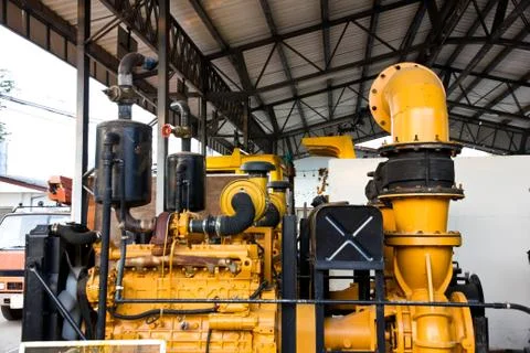 Vintage machine engine Stock Photos