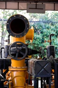 Vintage machine engine Stock Photos