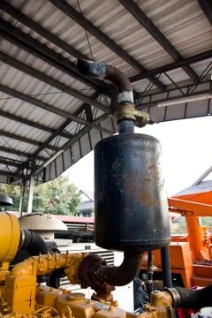 Vintage machine engine Stock Photos