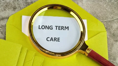 A vintage magnifier explores cryptic notes on a yellow envelope, slowly Video stock 327053620