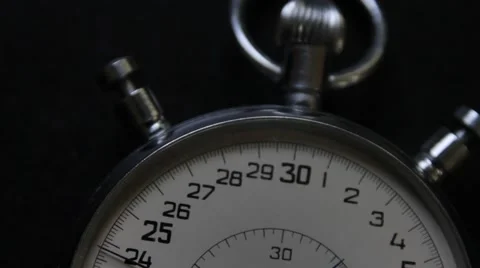 Vintage mechanical stopwatch 스톡 동영상 67814377