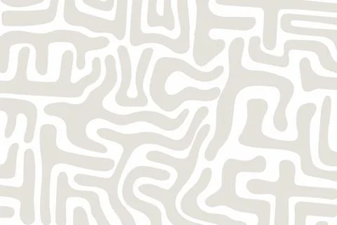 Vintage Memphis Doodle Pattern in Gray and White Stock Illustration