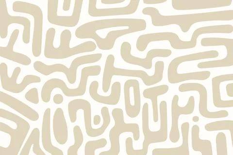 Vintage Memphis Doodle Pattern in Gray and White.Vector illustration Stock Illustration
