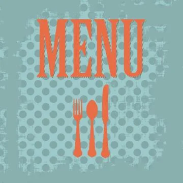 Vintage Menu Stock Illustration