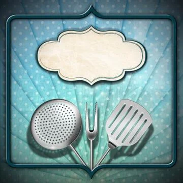 Vintage menu template Illustrazione stock