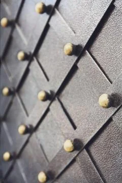 Vintage metallic pattern. Decorative checkered elements Stock Photos
