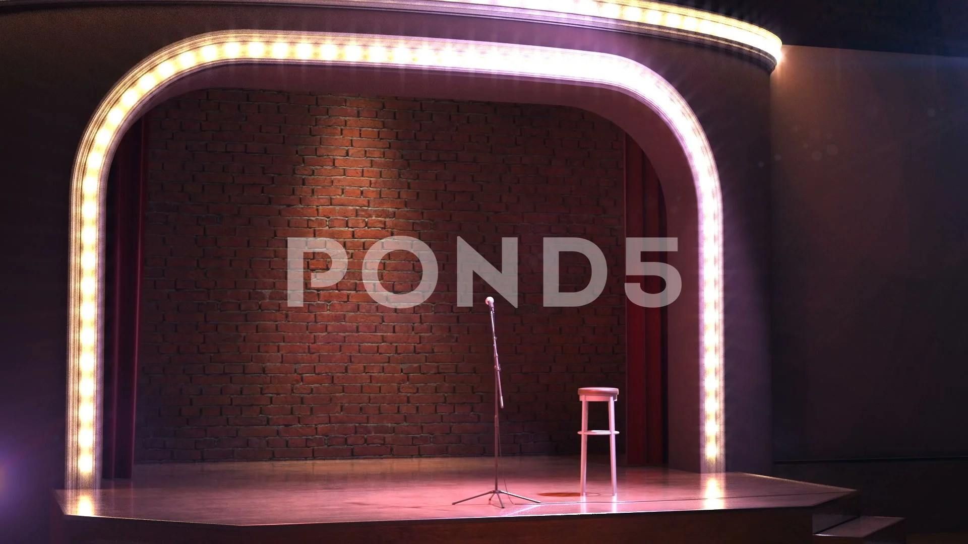 comedy stage background