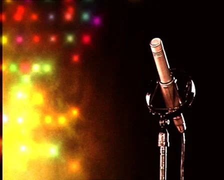 Vintage microphone Stock-Footage 7763269