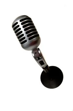 Vintage microphone Stock Photos