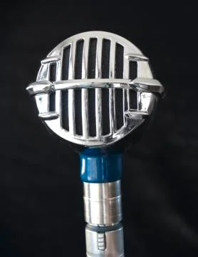 Vintage microphone Stock Photos