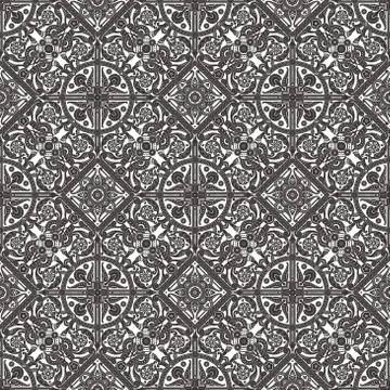 Vintage middle eastern arabic pattern Stock Illustration