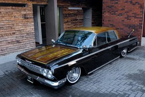 VINTAGE MODIFICATION CAR Foto stock