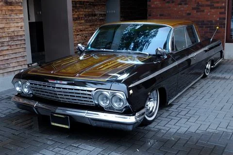 VINTAGE MODIFICATION CAR Foto stock
