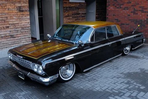 VINTAGE MODIFICATION CAR Foto stock