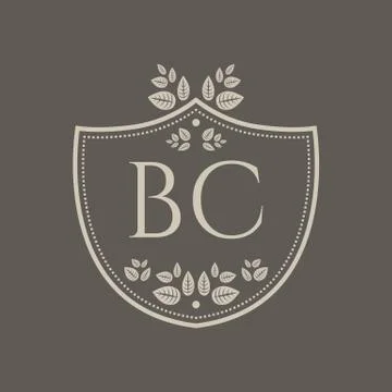 Vintage monogram or vignette Stock Illustration