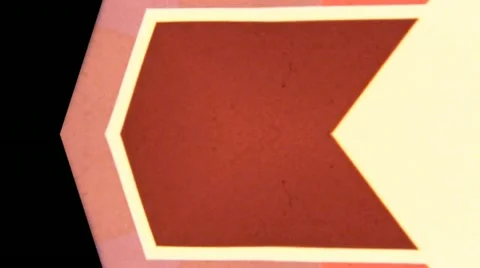 Vintage Morph Animation Loop 1/4 - Mirrored 8mm Film Transition Video stock 11397782