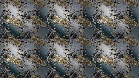 Vintage moving pattern Stock Footage 83744117