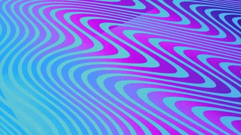 A vintage moving pulsing psychedelic waveform waves contrast colorful motion Video stock 259863478