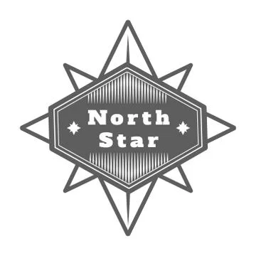 Vintage nautical label icon and design element Stock Illustration