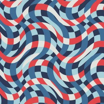 Vintage Nautical Striped Pattern Ilustración de archivo
