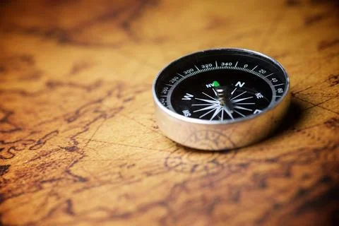 Vintage navigation concept Stock Photos