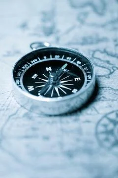 Vintage navigation concept Stock Photos